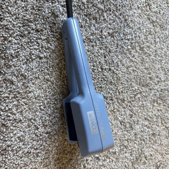 Vintage Conair SHINY BIG WAVES Blue Velvet Flocked Crimper Hot Iron CS5 - Picture 4 of 7